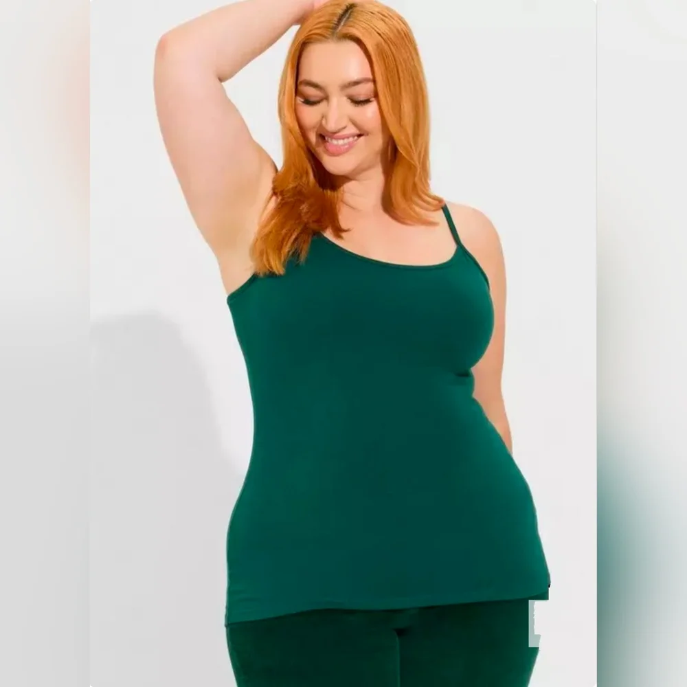 Torrid Foxy Cami Botanical Green Size 2 NWT - Picture 2 of 10